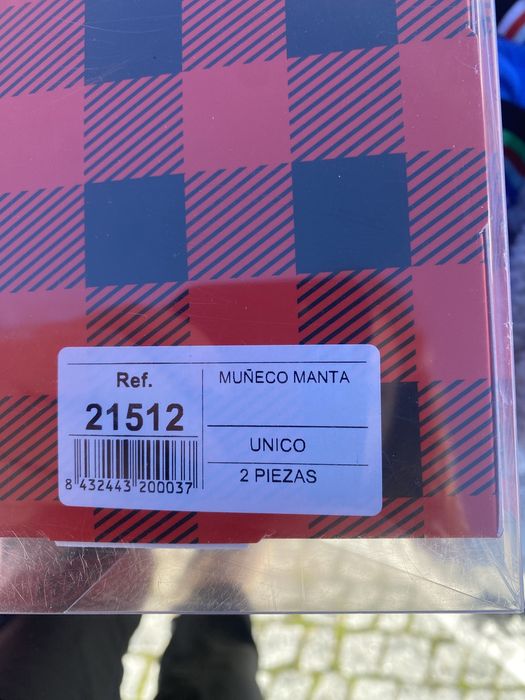 Manta + boneco de gengibre