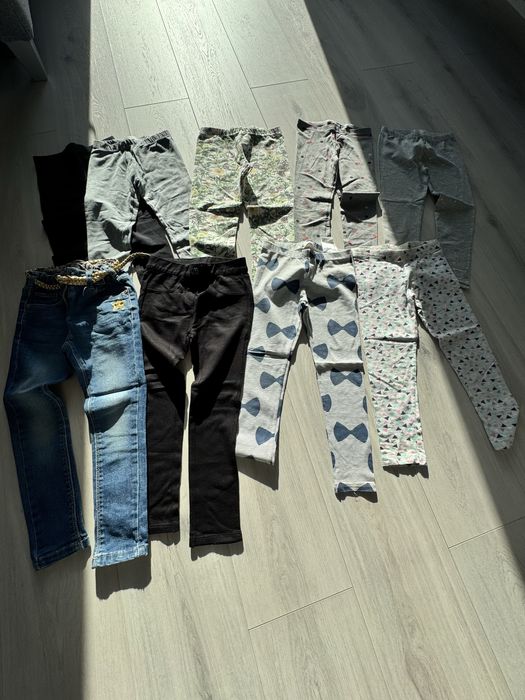 Wielka paka ubranek dla dziewczynki 110 116 Zadbane