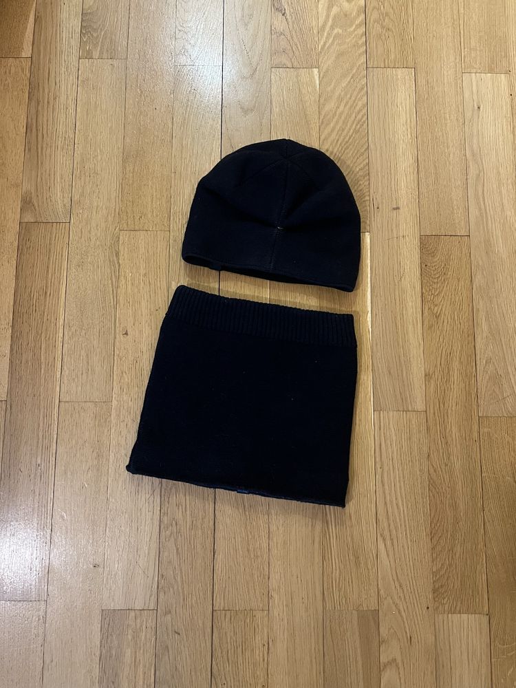 Чоловіча шапка + горловик APEX (One size; мужская шапка, бини)