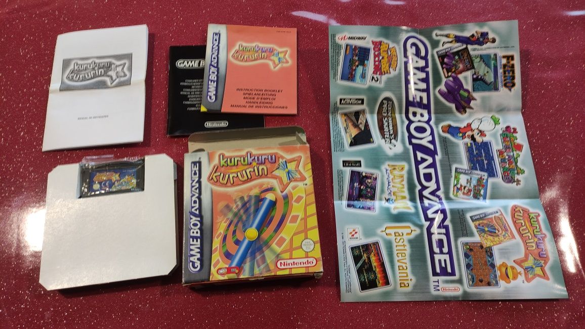 GBA Pack Kurukuru Kururin + Super Monkey Ball Jr + Pocket Music (selad