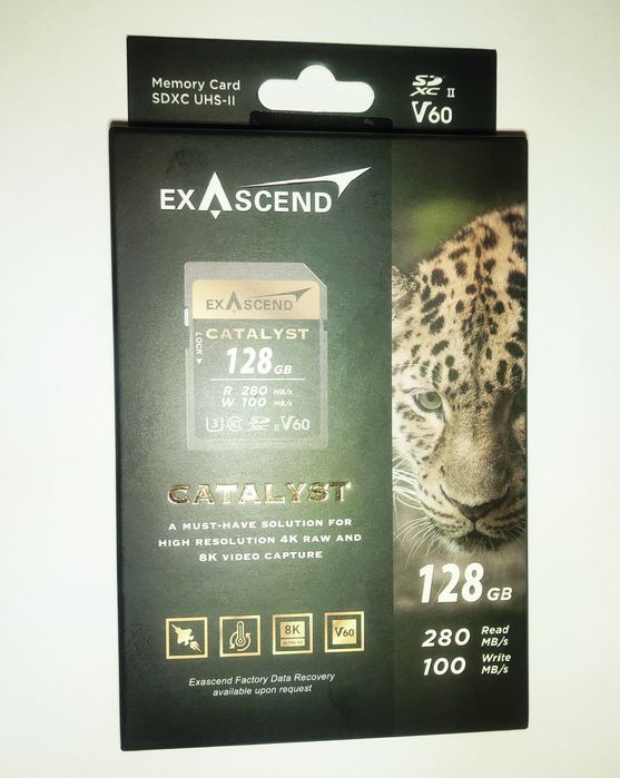 Karta pamięci SDXC Exascend Catalyst 128 GB V60 8K