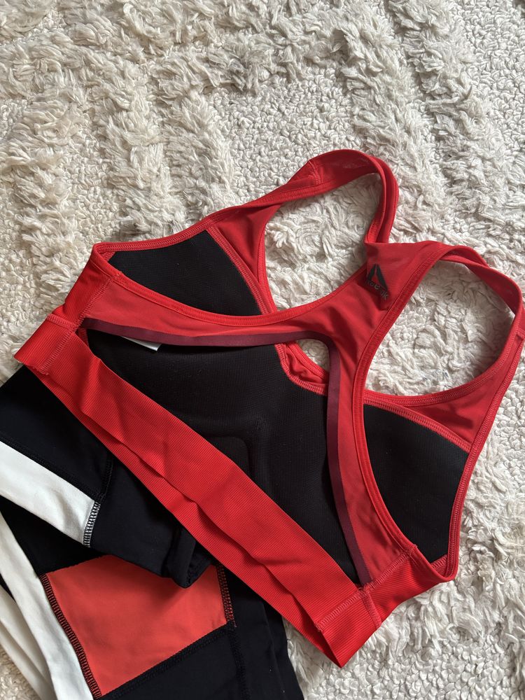 Легінси топ бра костюм Reebok xs