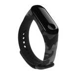 Silikonowa Opaska Do Xiaomi Mi Band 4 / Mi Band 3 Camouflage Szary