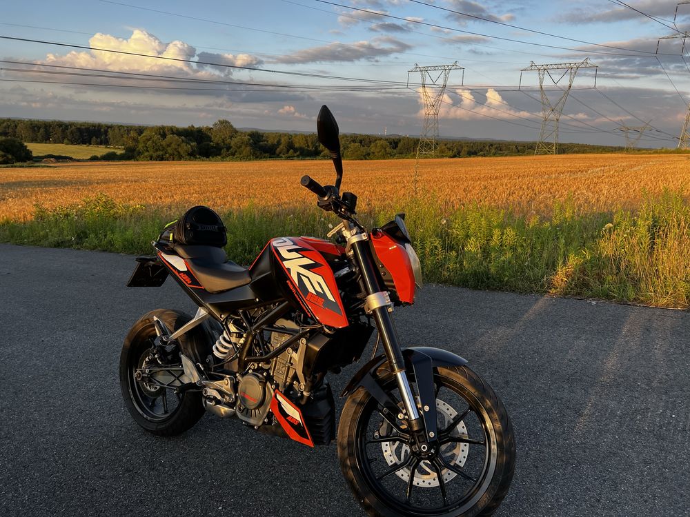 KTM DUKE 125, 15KM, 2016, Kategoria B! 23 tys przebiegu!