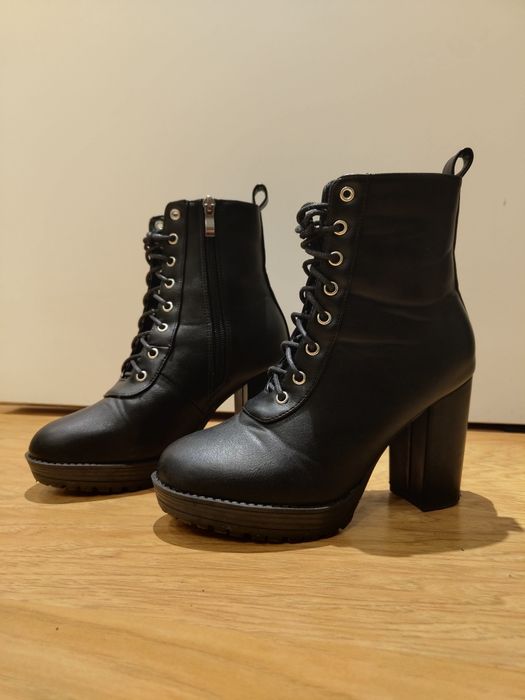 Botki na obcasie Shein 38