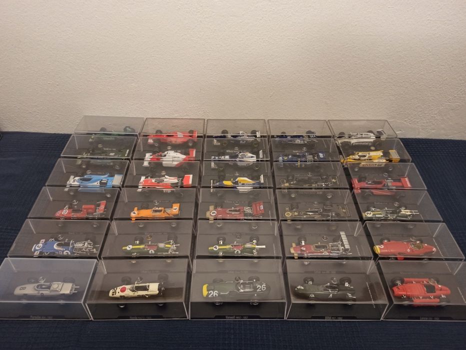 Conjunto de miniaturas 1/43 da F1