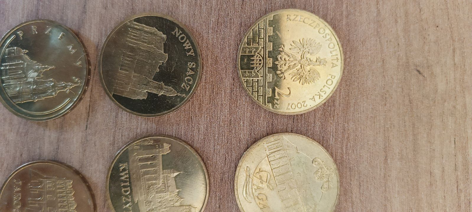 Monety miasta historyczne 2 złote 32 sztuki