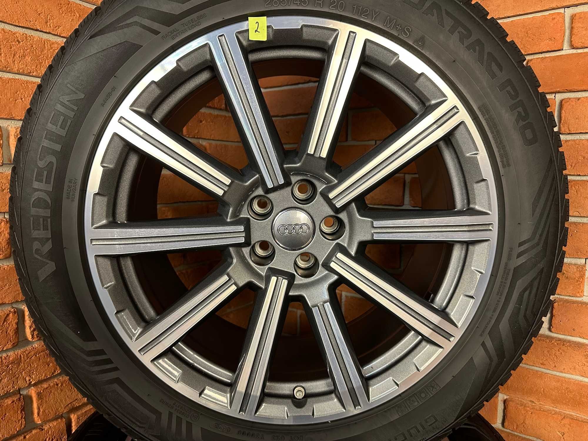 Koła Felgi 20 5x112 Audi Q7 SQ7 4M Oryginał Wielosezon Czujniki