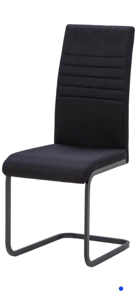 4 krzesła czarne