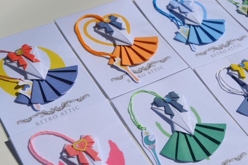 Marcadores de Livros Sailor Moon