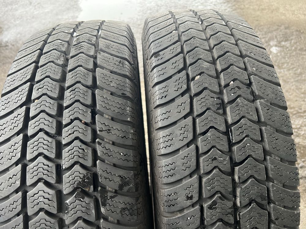Opony zimowe 2szt.205-75R16C Semperit,,jak nowe 2020r.200zl
