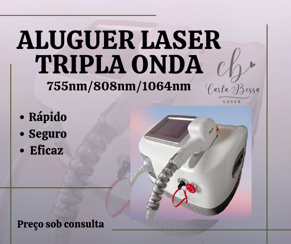 Aluguer LASER DIODO 3 comprimentos de onda (755nm/808nm/1064nm)