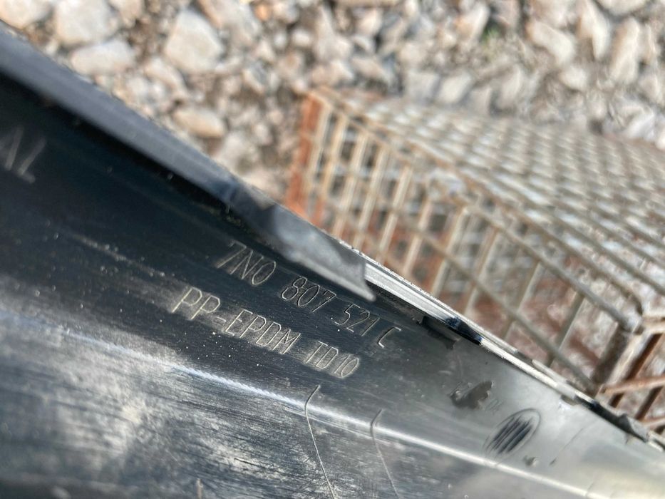 tył tylny spoiler zderzaka vw sharan II 7n0 10->