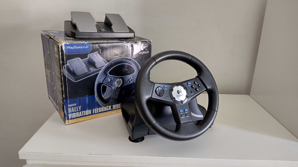 PlayStation - Logitech Rally Vibration Feedback Wheel