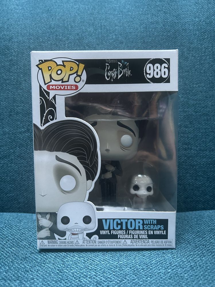 Funko pop Corpse Bride Victor with Scraps