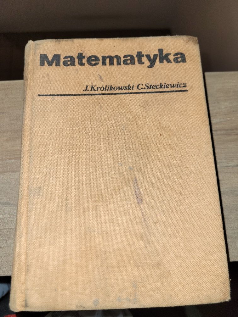 Książka podręcznik matematyka wzory tablice Królikowski steckiewicz