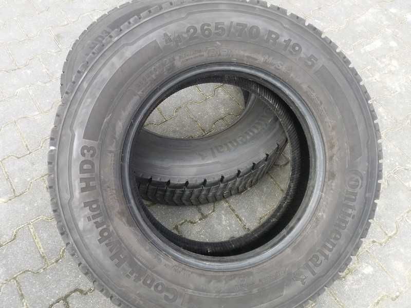 Opony używane  Napędowe 265/70R19,5 Continental Conti hybrid HD3
