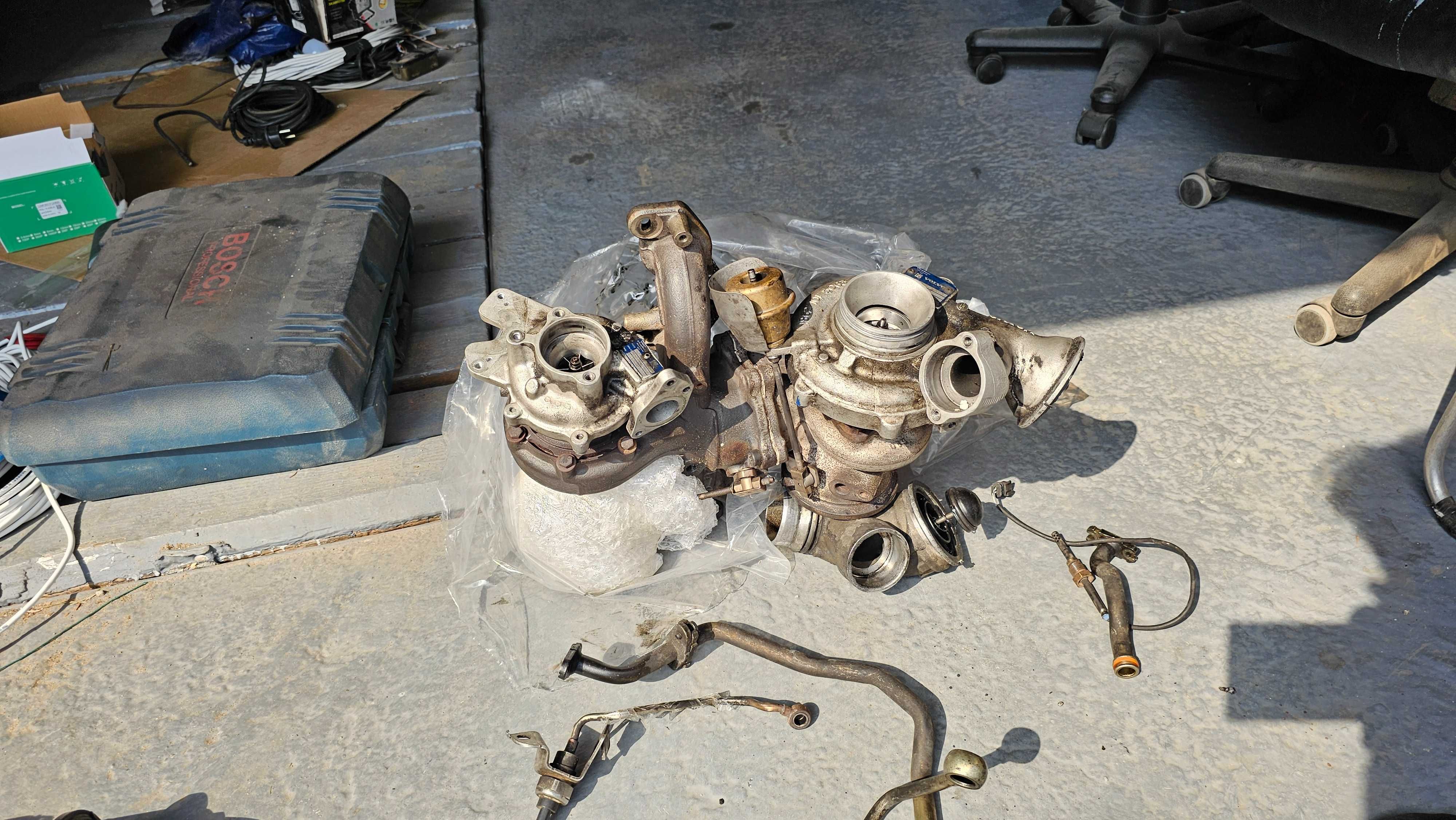 Zestaw turbosprężarka Volvo S90 D5 Turbina, 2 Turbiny