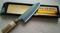 Японський універсальний ніж Santoku 165mm / Японский нож сантоку