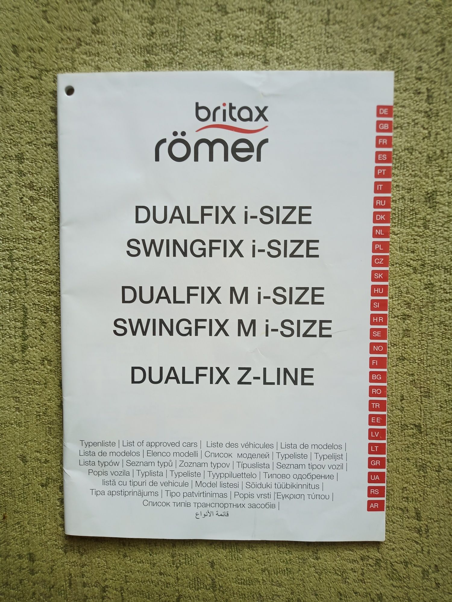 Bezwypadkowy Fotelik samochodowy Britax Römer Dualfix M i-Size