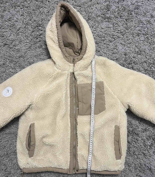 Двостороння зимова куртка. Куртка тедді