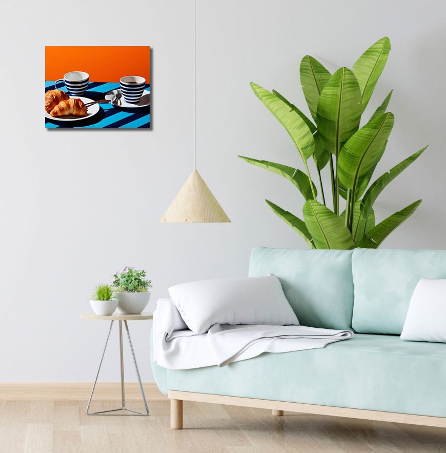 Obraz 40x30cm Croissanty