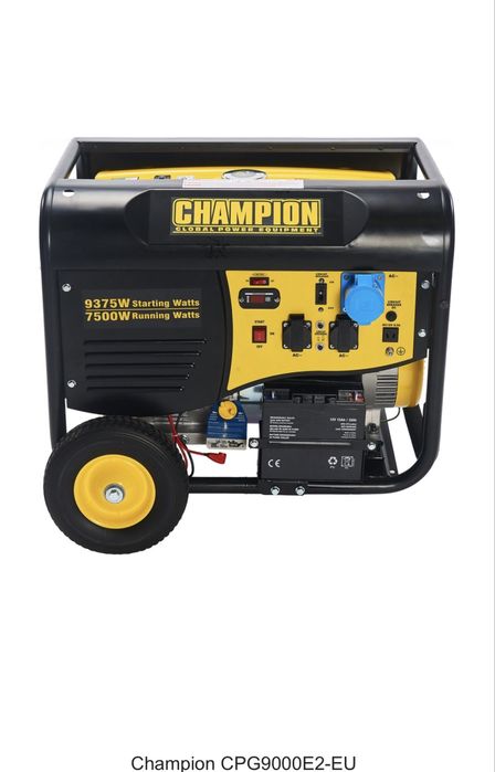 Генератор 7,5/9,3 кВт бензиновый Champion
