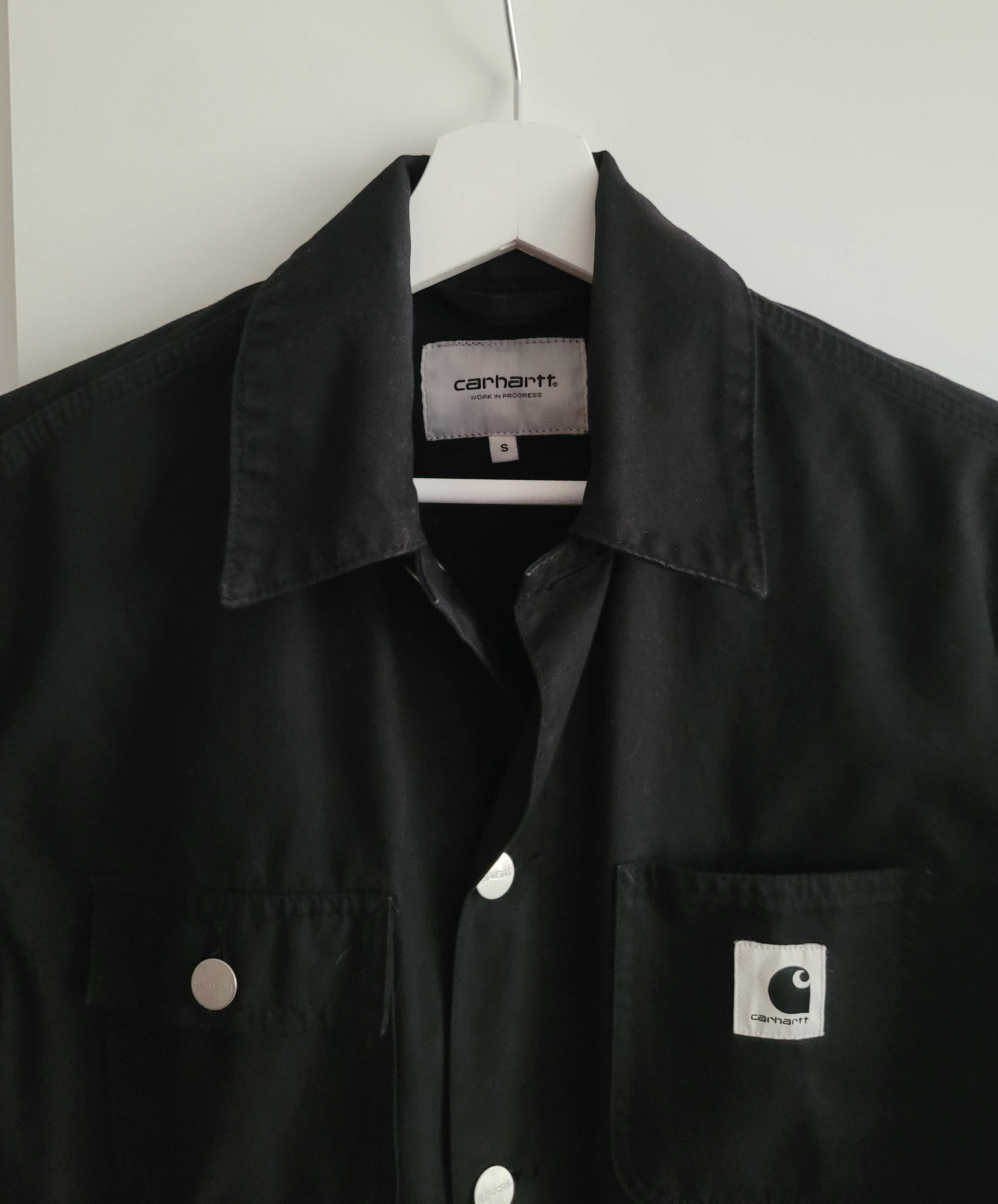 Carhartt WIP W' Michigan Coat S jacket czarna kurtka bawełna