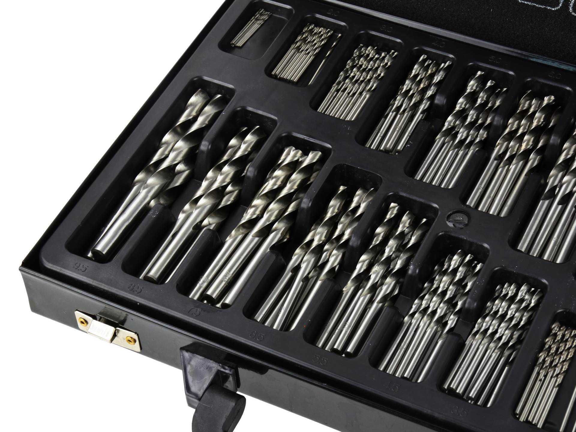 Zestaw 170szt.wierteł HSS do metalu(