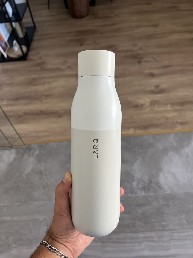 Garrafa LARQ PureVis - Granito Branco