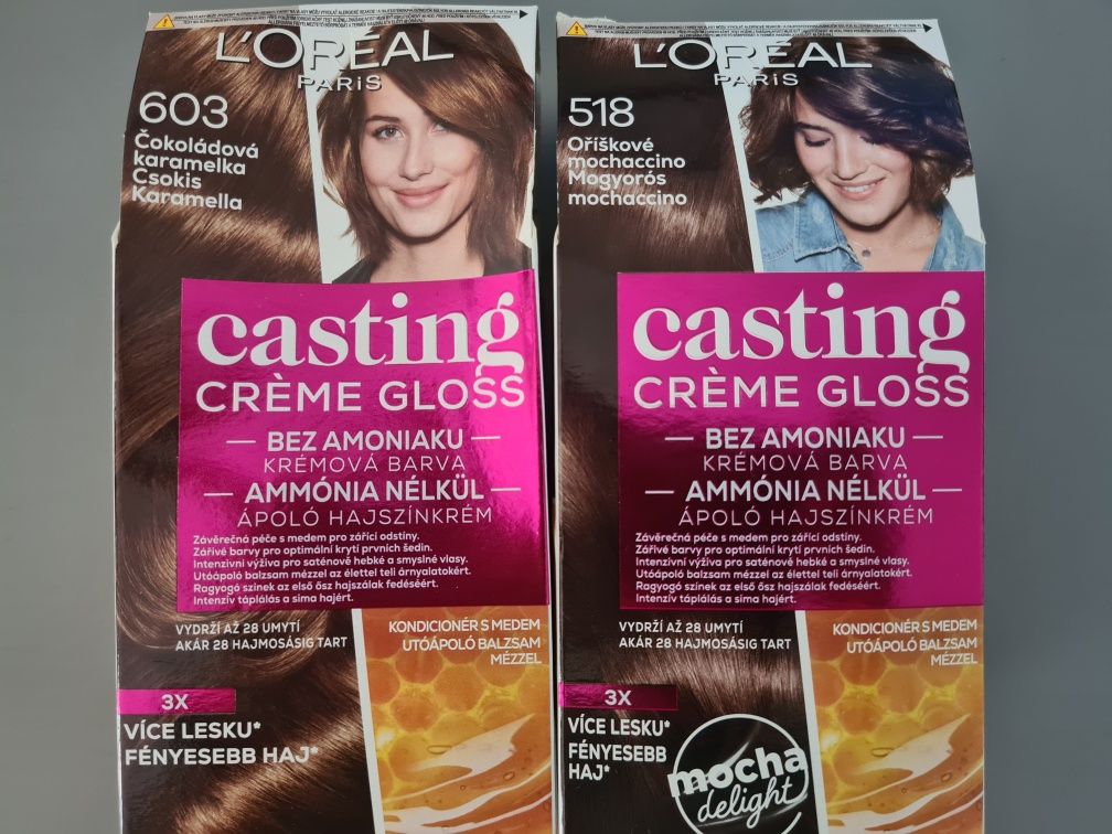 Casting creme gloss, coloração tom sobre tom