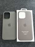 Capa Apple silicone cinzenta iphone 15 Pro Max