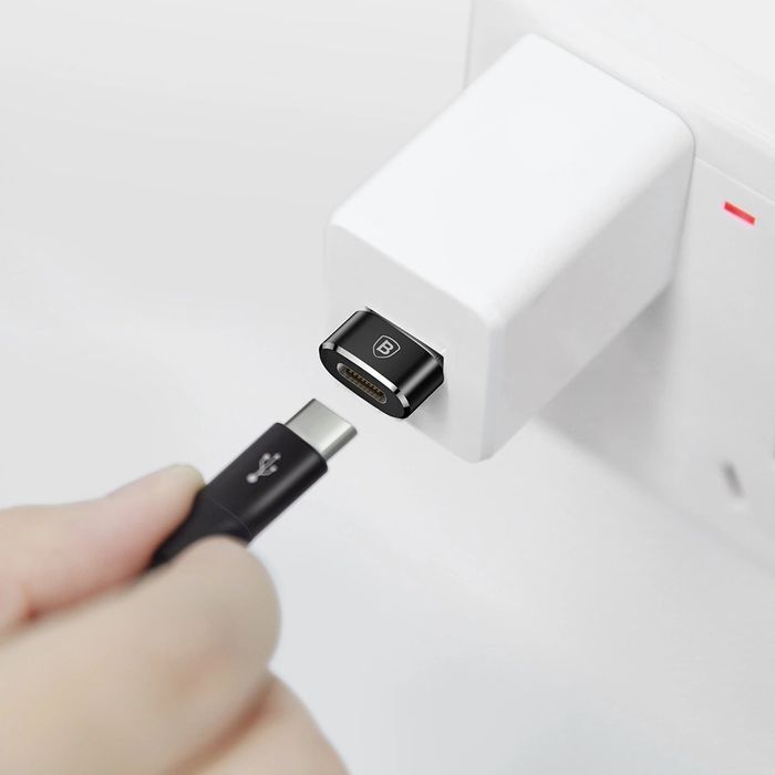 Baseus adapter przejściówka ze złącza USB Type-C na USB czarny