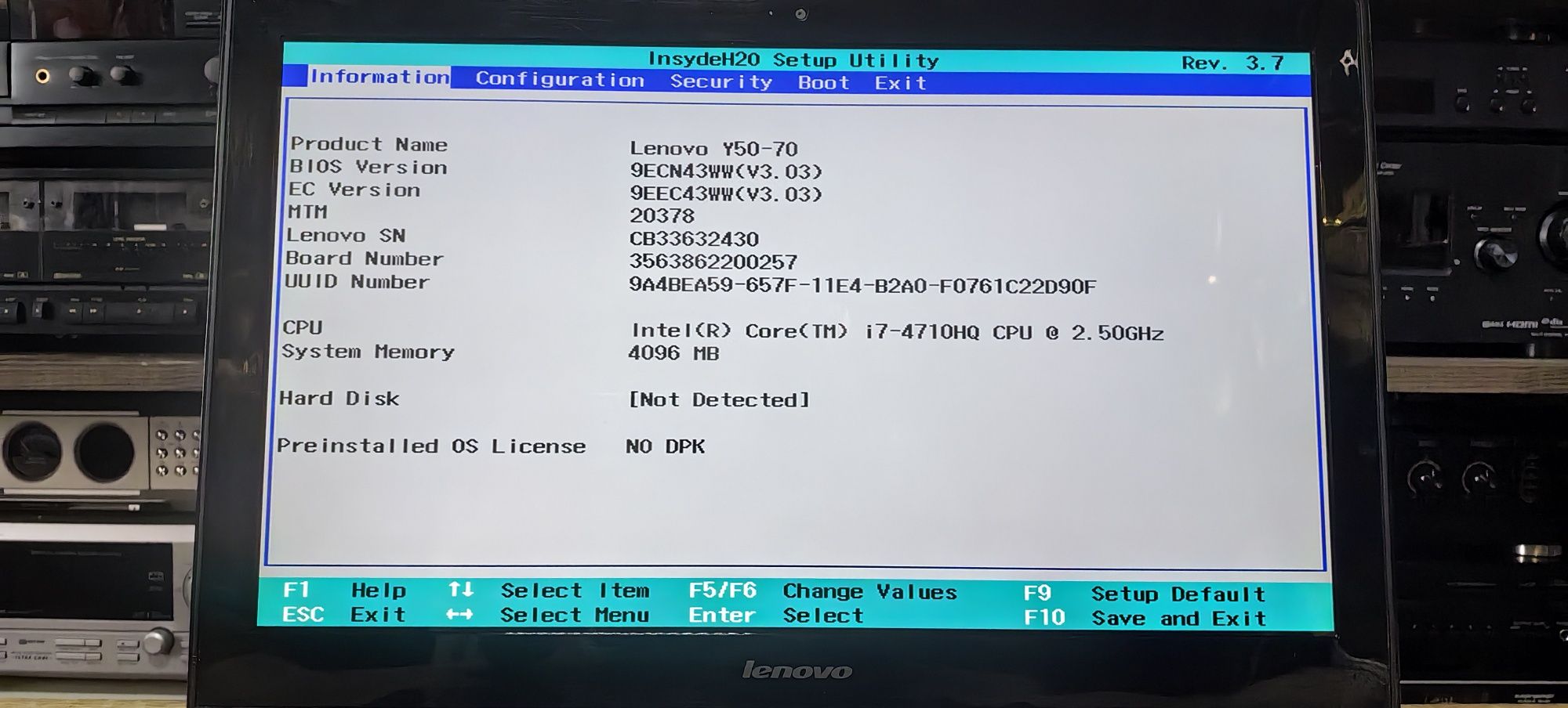 Ноутбук Lenovo L13N4P01/i7-4710HQ/Ram 4Gb/HDD No/Video 4Gb