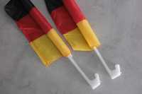 Dwie flagi Niemiec dla samochodów