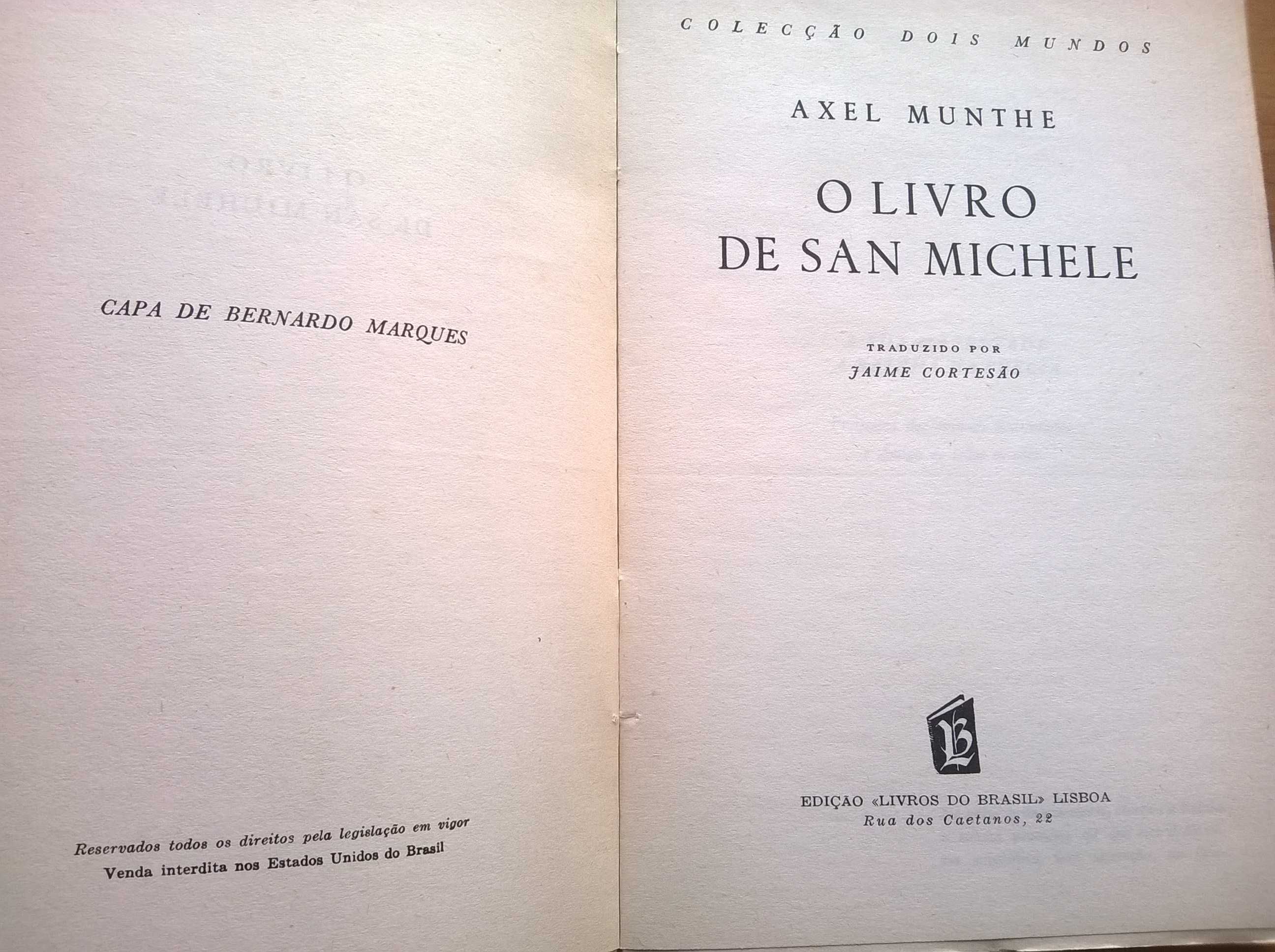 O Livro de San Michell (XII Edição) - Axell Munthe