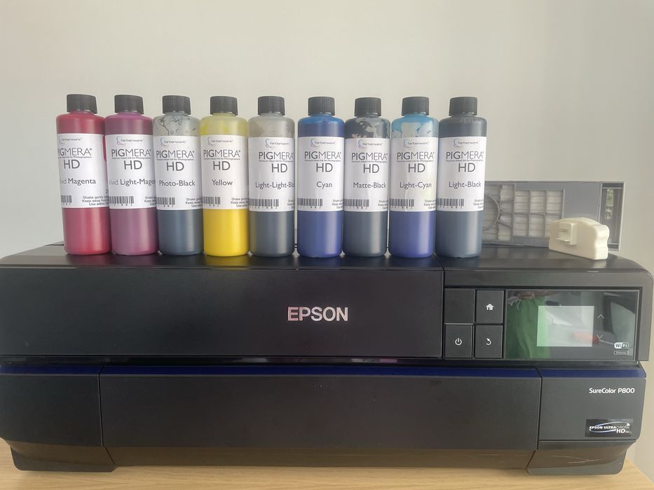 Impressora Epson p800 com CISS Desbloqueada