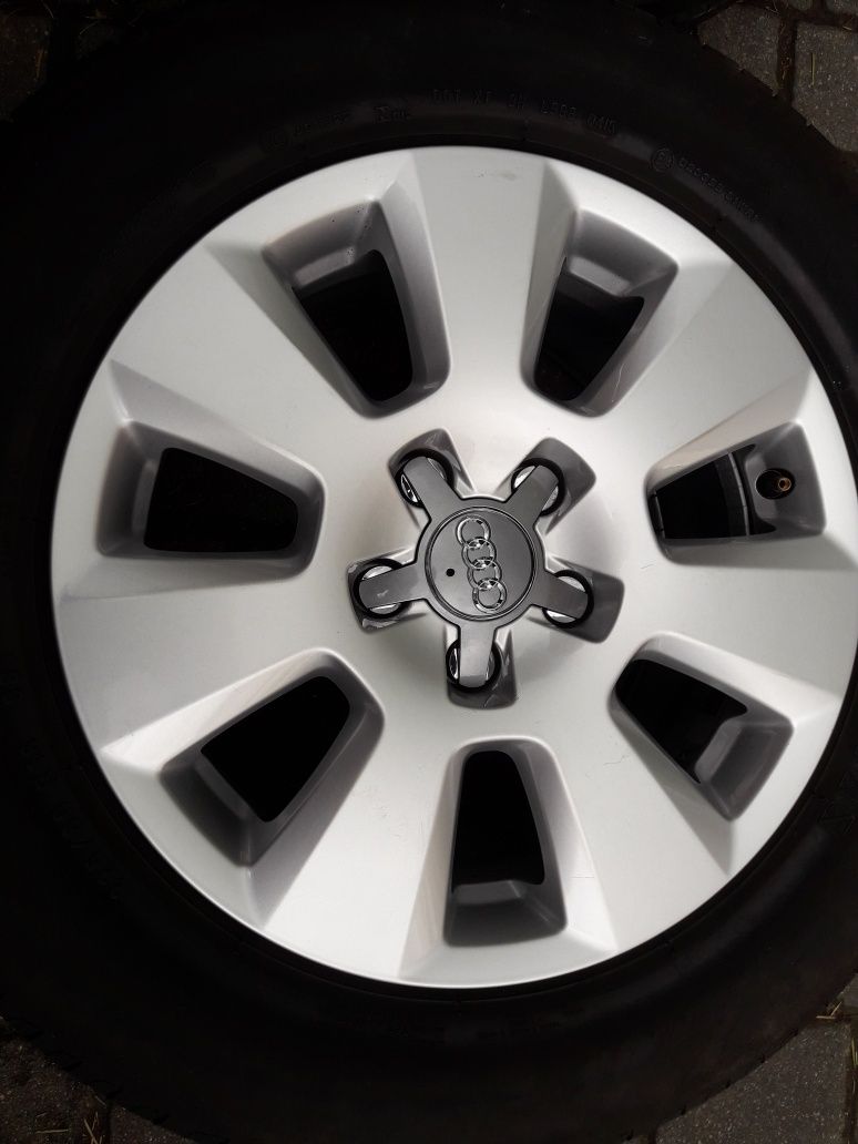 Koła aluminiowe AUDI 5x112 ; 7,5x16 cali , ET37 ; 225/60R16 lato.