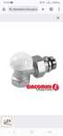 Кран радиаторный угловой Giacomini 1/2" нижний