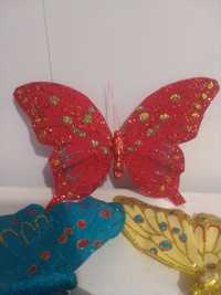 Бабочки-держатели зажим из металла декор