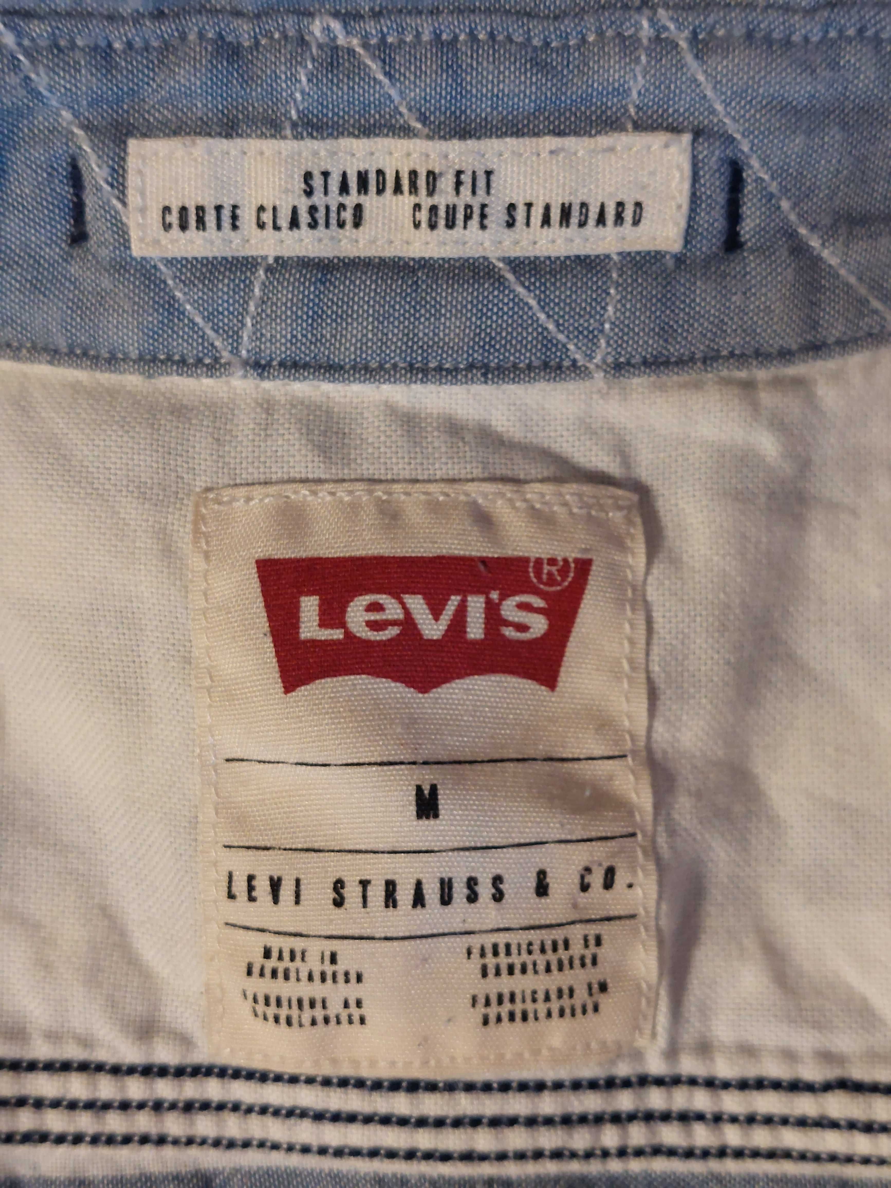 Koszula krótki rękaw Levi's Levi Strauss 100% bawełna orygi M jak Nowa