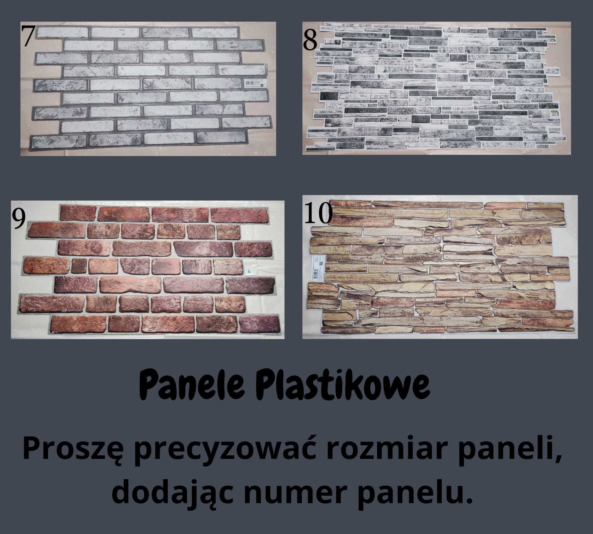 Panele Ścienne 3D Dekoracyjne do Łazienki Salonu Kuchni Efekt Kamienia