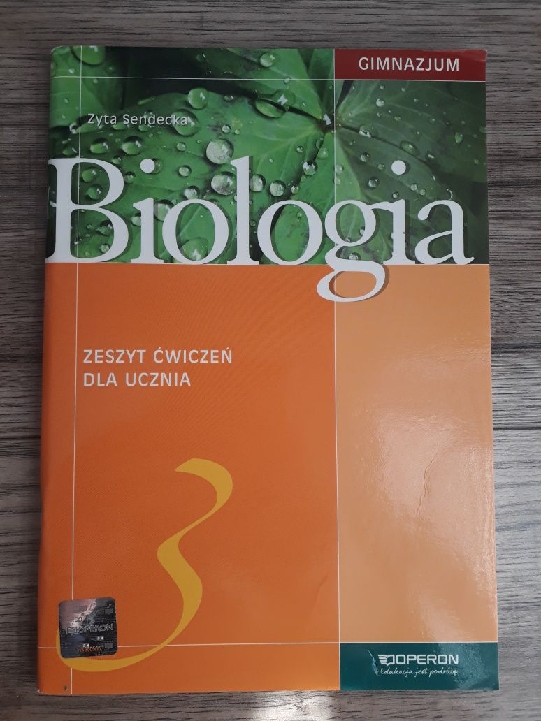 Biologia 2 i 3 dla gimnazjum zeszyt ćwiczeń wydawnictwo operon