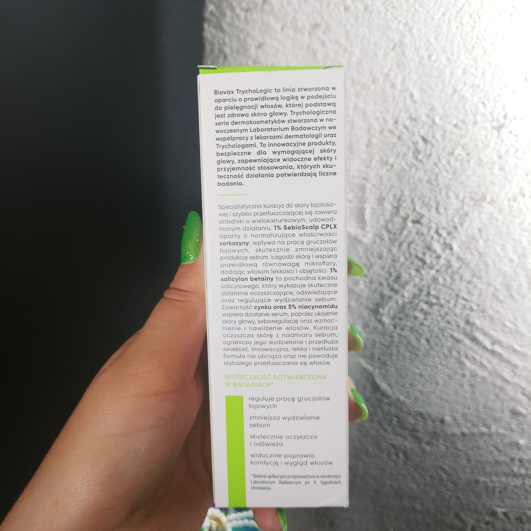 Biovax trychologic serum do skóry głowy przetłuszczanie oceanic 50 ml