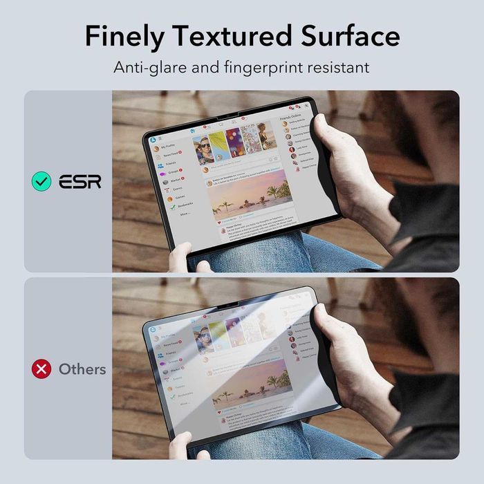 ESR Privacy Screen Protector iPad Pro 11 2024 filtr prywatyzujący