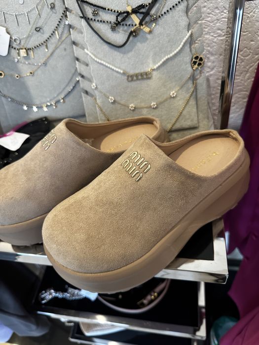 Klapki kapcie ala ugg miu miu 37 rozmiar