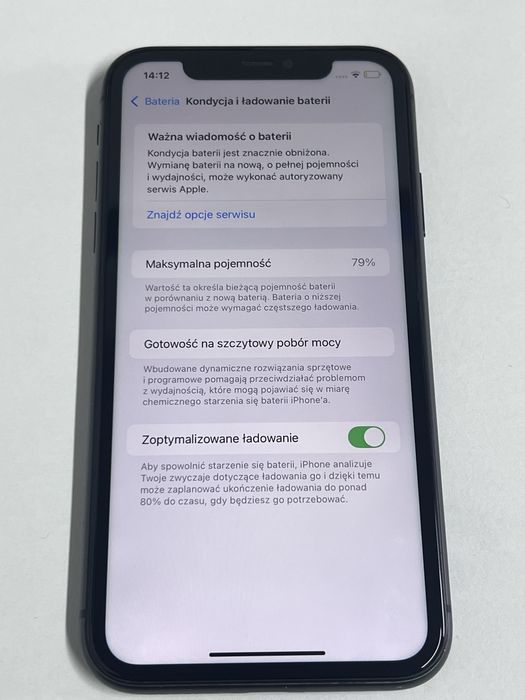 iPhone 11 64GB czarny 79% bateria