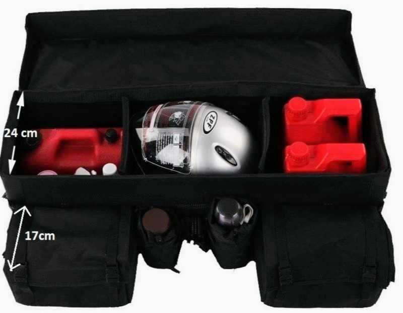 Mala semi-rígida moto4  bagageira topcase atv quad mota