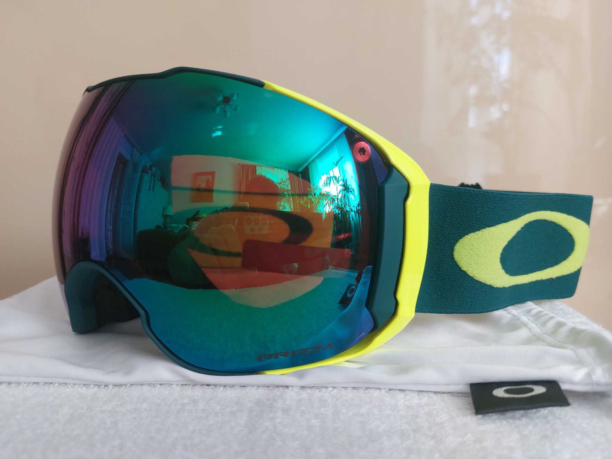 Маска очки лыжная горнолыжная OAKLEY AIRBRAKE XL PRIZM