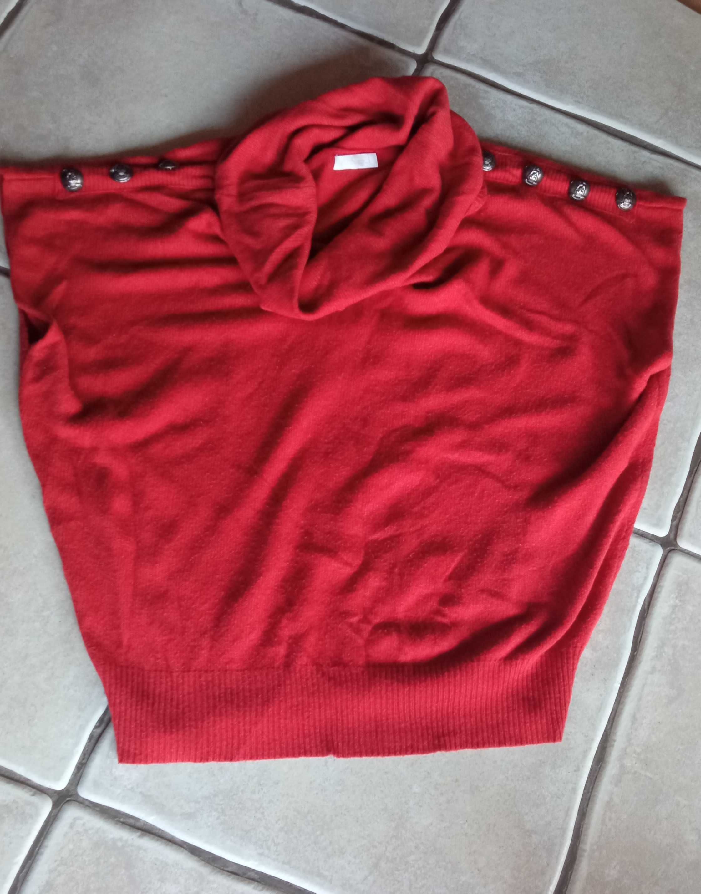 Promod golf sweter bez rękawów r. XL